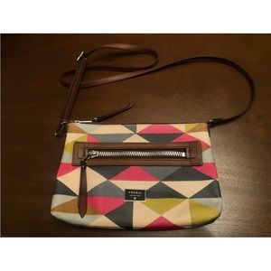 Fossil Geometric Crossbody Purse / Bag